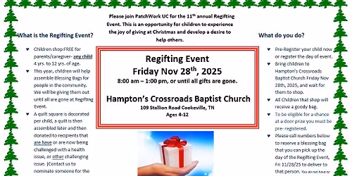 Regifting Event @ HCBC