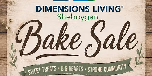 Dimensions Living Bake Sale