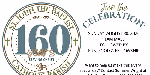 160th Anniversary Celebration