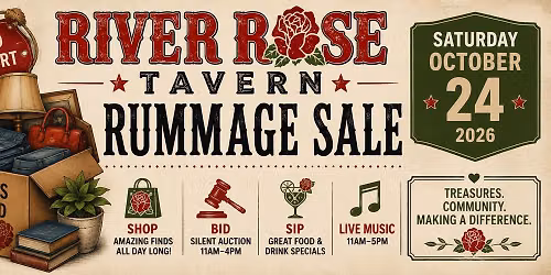 RIVER ROSE TAVERN - RUMMAGE SALE 