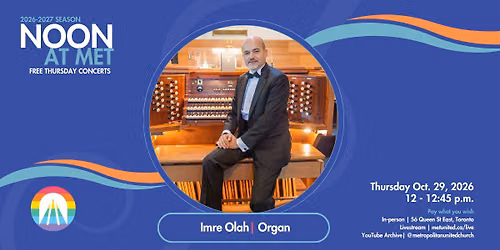 Noon at Met | Imre Olah, Organ - Oct 29\/26
