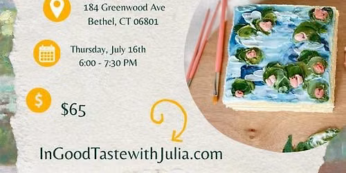 Monet: Cake Painting with Tea Tasting