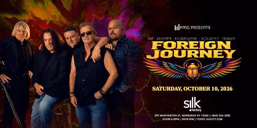 Foreign Journey, The Ultimate Foreigner Journey Tribute, returns to Silk Factory