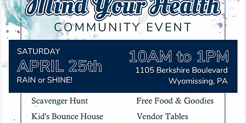 8th Annual Mind Your Health Community Event