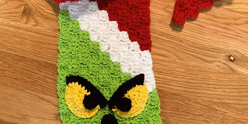 The Grinch Scarf Crochet Workshop Session #1