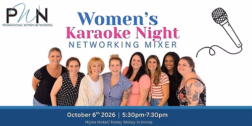 PWN Women's Karaoke Networking Mixer