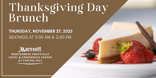Thanksgiving Day Brunch at Marriott Prattville