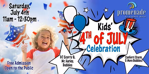 Sunset Walk Orlando - Kids' 4th of July Family Celebration