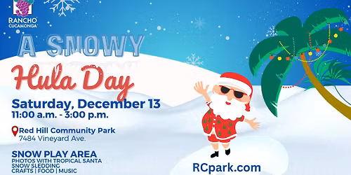 A Snowy Hula Day