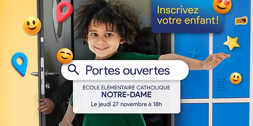 Soir\u00e9e portes ouvertes \u00e0 l'\u00c9\u00c9C Notre-Dame \u00e0 Hamilton