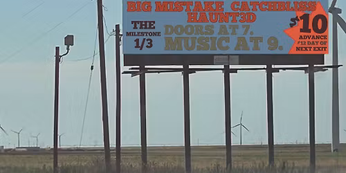 SATURN IS CHANGING & BUNDT CAKES w\/ CATCHBLISS, BIG MISTAKE & HAUNT3D at The Milestone on 1\/3\/2026