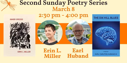 Flyleaf Second Sunday Poetry Series: Erin Miller and Earl Huband
