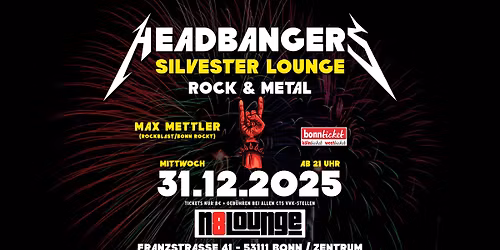 Headbangers Silvester Lounge - Rock & Metal Silvester