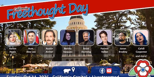 California Freethought Day 2026 (in person)