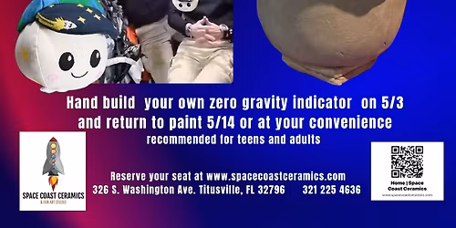 Hand build a "RISE" Zero Gravity Indictor from Clay