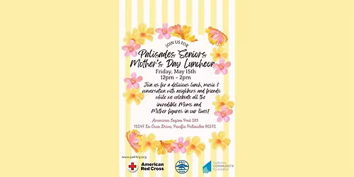 Palisades Seniors Mother's Day Luncheon