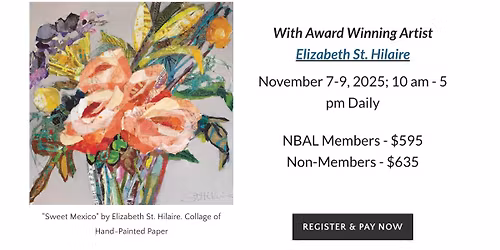 Elizabeth St. Hilare's 3-Day Workshop