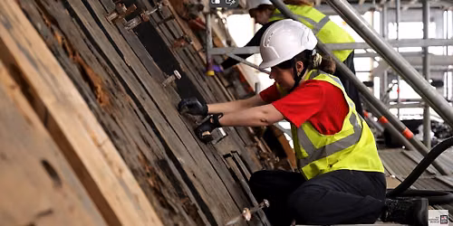 Meet the Conservation team onboard Victory Live: The Big Repair