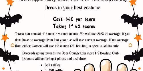 Halloween Costume Scotch Doubles Tournament