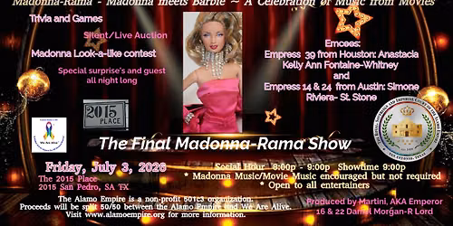 Madonna-Rama - Madonna meets Barbie, celebrating music from movies