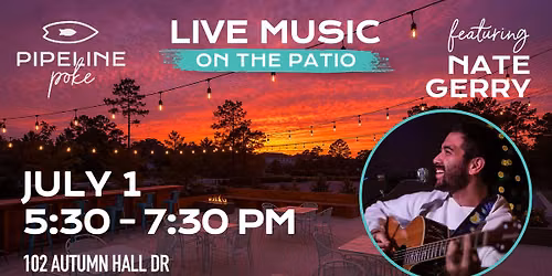 Live Music on the Patio with Nate Gerry