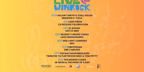 LIVE @ WINROCK PARK IS BACK! \ud83c\udf89