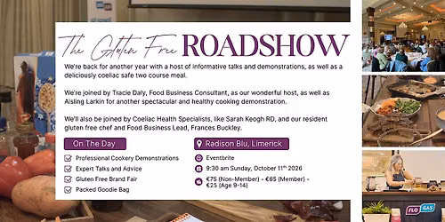 The Gluten Free Roadshow 2026
