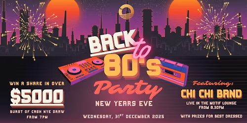 Back to the 80\u2019s NYE Party