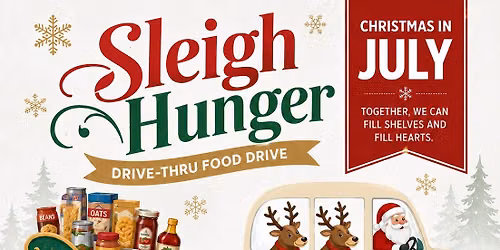 Sleigh Hunger Drive Thru Food Drive