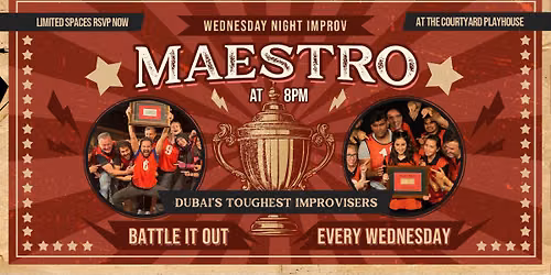 WEDNESDAY NIGHT IMPROV: MAESTRO WED 23 SEP 2026