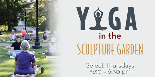 Yoga in the Sculpture Garden