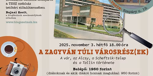 A Zagyv\u00e1n t\u00fali v\u00e1rosr\u00e9sz(ek)