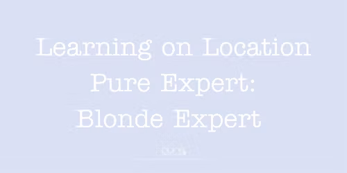Pure Expert: Blonde Expert