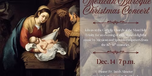 Advent Concert 2025: A Mexican Baroque Christmas Concert