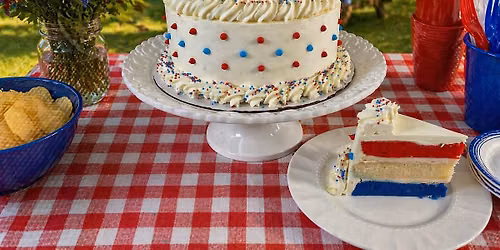 Red, White and Blue Celebration Cake \u2014 Florida Academy of Baking