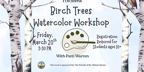 Birch Tree Watercolor with Patti Warren
