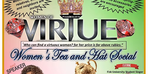 Women\u2019s Tea & Hat Social