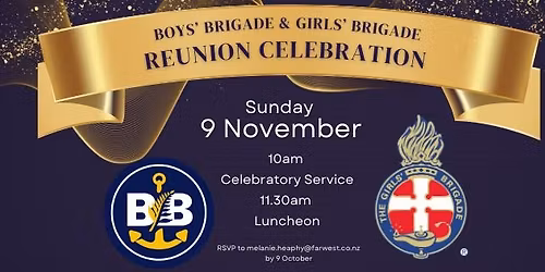 Island Bay Presbyterian Church Girls' Brigade and Boys' Brigade Reunion Celebration