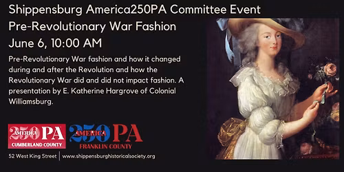 Pre-Revolutionary War Fashion