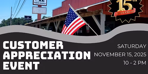 Customer Appreciation Event