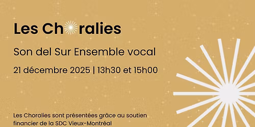 Les Choralies - Son del Sur Ensemble Vocal