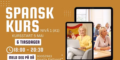 Spanskkurs niv\u00e5 1 i Larvik