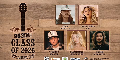 96.3 Star Country Class Of with John Morgan