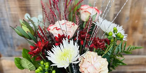 Christmas Floral Arrangement Class