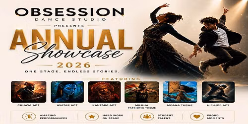 Obsession Dance Studio Annual Show 2026 — Vithal Tupe Sabhagruh: Pune