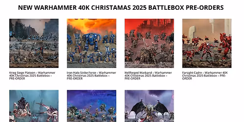 Warhammer 40K Christmas 2025 Battlebox PRE-ORDERS