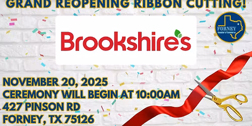 Brookshire's Grand Reopening & Ribbon Cutting