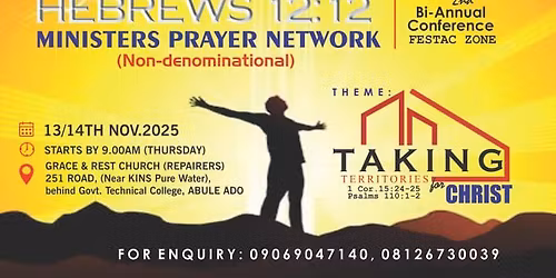 HEB.12:12 MINISTERS PRAYER NETWORK 