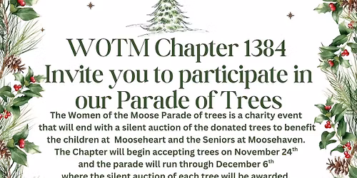 WOTM Parade of Trees Fundraiser