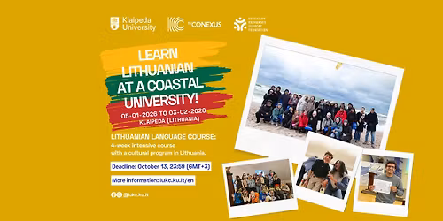 Lithuanian Language and Culture Winter Course 2026 at Klaip\u0117da University
